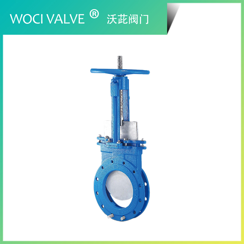 PZ43 手動(dòng)對(duì)夾式刀型閘閥